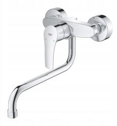GROHE Eurosmart egykaros mosogató csaptelep falra szerelhető, króm (COR659)