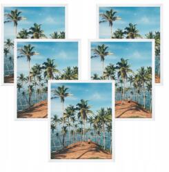 MPink Design 5x Képkeret 50x70 fehér lakkozott plexi dombornyomással (CT1-R50X70IL13,15,0 x5)