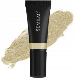 Semilac Egyetlen szemhéjpúder csillámos krémmel Semilac 037 Gold Disco (5902751401417)