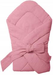 Ankras Becik Muszlin Takaró 75X75 Lengyel Termék (ROŻEK MUŚLIN DOUBLE GAUZE 75/75cm: RETRO PINK)