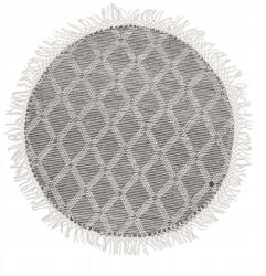 Tom Tailor Kerek gyapjúszőnyeg rojtokkal Tom Tailor 140 x 140 cm