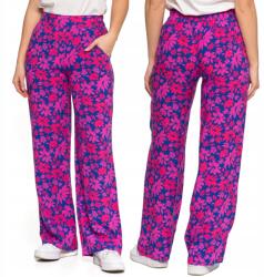 Moraj Női viszkóz nadrág, széles szárú, mintás, elegáns Moraj XXL (OSD2500-007)