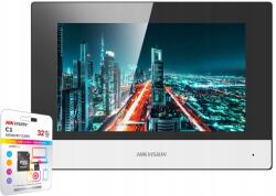 Hikvision Ip videó kaputelefon monitor DS-KH6320-WTE1 32 Gb Sd kártya (DS-KH6320-WTE1 + HS-TF-C1/32Gb)