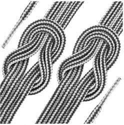 Sulpo Cipőfűző kerek túracipőhöz szürke-fekete 180 cm (Trekkingowe sznurówki do butów okrągłe)