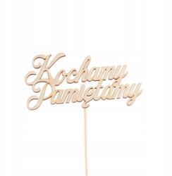 Klepkomania sírfelirat Kochamy Pamiętamy temető (ZSTP008 NATURALNY)