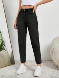 Shein LC24112 Shein Mom Jeans Nadrág Magas Derekú (4) M