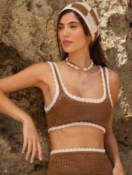  West Fade Horgolt Bikini Felső Sál Szett (M) (613096)