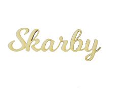  Fa decoupage felirat Kincsek 3mm-es rétegelt lemezből (25185)