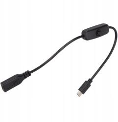  C Típusú Usb Kábel Hosszabbító 30CM-ES Be-/kikapcsolóval (72966429)