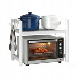  Mikrohullámú sütő állvány kihúzható polc állítható teleszkópos loft rendszerező (YFDZ-6979382040826)