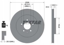 Textar Féktárcsa Textar 92349003