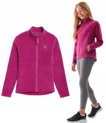 4F Cipzáras polár 4F F110 meleg pulóver rózsaszín 164 (4FAW23TFLEF110)