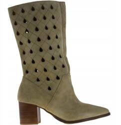 Nicole Kényelmes, Elegáns Női Bőr Csizma Őszre Tavaszra Nicole 2993 R38 (2993 Nicole)