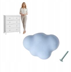 AKS Bútorfogantyú Gyerek Bútorgomb Cloud felhő Kék porcelán (104158)