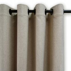 Prestiqua Függöny Nappaliba Sötétítő Karikával 190x240 Világos Bézs Colorad (320)