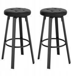 Arizone Bárszékek műbőr fém 2db Forgatható (A37)