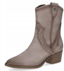 Caprice divatos szürke Daytona cowboycsizma nubuc bőrből [25315-43-334] méret40 (25315-43-334)