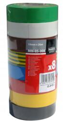 Modeco Pvc Szigetelő Szalag 20M Többszínű 1 Db véletlenszerű színben (MN-05-008)