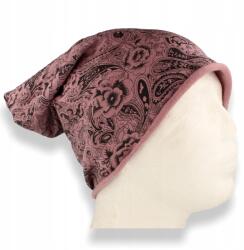  Női Beanie sapka, olasz stílusú, vékony, "smerfetka" fazonú, pamut, lila (beani)