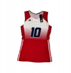 adidas Piros Usa 10-es méretű Adidas Röplabda póló M-es (KN1/86-32)
