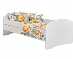 Kobi Gyerekágy 140x70 fehér egyszemélyes korlát matrac Luk (K11O18B2I9_M)
