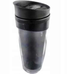  Thermo bögre 350ml Fekete Kompakt és stílusos (KU-643TX)