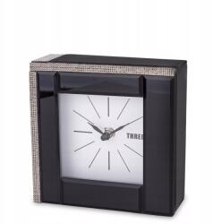 Art-Pol Álló óra fekete kristályokkal az asztalra a kandallóhoz jól olvasható dekoráció (169287)