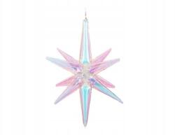 Party Deco Fólia lufi 3D Csillag, 70cm, opálos