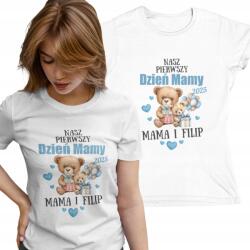 Aradena Női póló nyomtatással Közös Anyák Napja Medve Ajándék Xs (134 XS Nasz wspólny Dzień Mamy Niedźwiedź)
