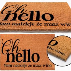 TabPrint Lábtörlő "Remélem, van borod! " felirattal (Wycieraczka Kokosowa 40x60)