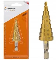  Hss Lépcsős Fúró 4-20 mm Hex (WIERTŁO STOPNIOWE 4-20mm HSS)