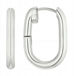 Energetix Ezüst Színű Mágneses Fülbevaló, Orvosi Acélból, Akasztós, Kreol Stílusú (8336-1)