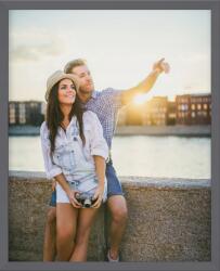 MPink Design Képkeret 21x29, 7 cm-es méretben, Kőszürke színű, szürke plexi üveggel (CT1-R21X29,7IL13,15,6)