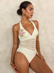 Shein Ecru Fürdőruha Felső Alsónadrág Szett (L) (613227)