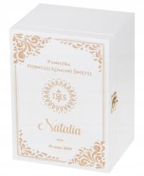 Bartu Ajándék szentáldozásra áldozás ajándéktárgy Ajándékdoboz Gravírozás Név (PDG170)