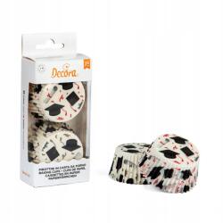 Decora Muffin papírkapszlik Iskola Befejezés 50x32mm 3 darab (14/480)