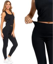 Moraj Női Bordázott Sport Leggings Magas Derekú Edzés Moraj L/XL (RDL2000-103)