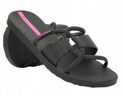 Ipanema Női Flip-flop Papucs Ipanema 27214 Fekete Gumi Kényelmes Brazil Márka (27232 BLACK/LILAC)