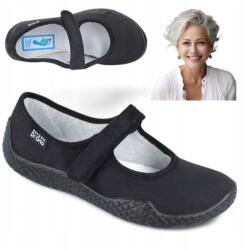 DR ORTO Női ortopéd cipő Kényelmes tépőzáras egészségügyi cipő Dr Orto 39 (Dr Orto 197D002 baleriny kapcie)