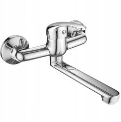 Kuchinox Fali mosdó csaptelep mozgatható kifolyócsővel Pedro króm (BQE050D)