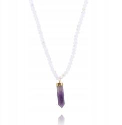  Nyaklánc Nemesacél Aranyozott 14K Arany Hegyikristály (NST1581FIO)