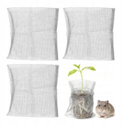  4 Db/szett Növénygyökérvédő Kosár Rozsdamentes Acél (3111220159611)