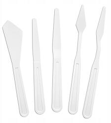 Artmaker Festő spatulák Festő spatula készlet 5db-os (szpachelki malarskie plastikowe 5)