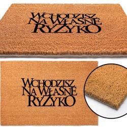 TabPrint Lábtörlő 40x60 Saját Felelősségre Lépsz Be MiX (Mata Wycieraczka ECO KOKOSOWA Duża)