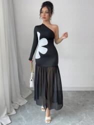 Shein Fekete Ruha Nyomtatás (XL) (612576)