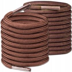 Tulmero Túrabakancs cipőfűző, kerek, Erős, vastag, barna, 220 cm hosszú (Sznurówki trekkingowe okrągłe)