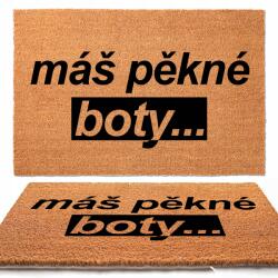 TabPrint Lábtörlő Kókuszrost Lábmatrac Ajtó Elé 40x60cm Máš Pěkné Boty Cseh Humor Minták (Wycieraczka Kokosowa Wzory)