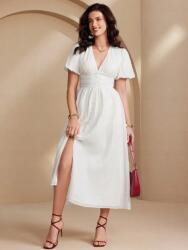 Shein Fehér Ruha MIDI Gombokkal (L) (612255)