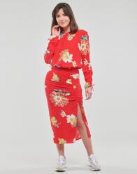 Desigual Piros Virágmintás Szoknya (XL) (Crimea 23SWFW22)