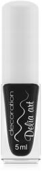 Delia Cosmetics Delia Díszítő lakk Delia Art. 5 ml Fekete (Czarny)